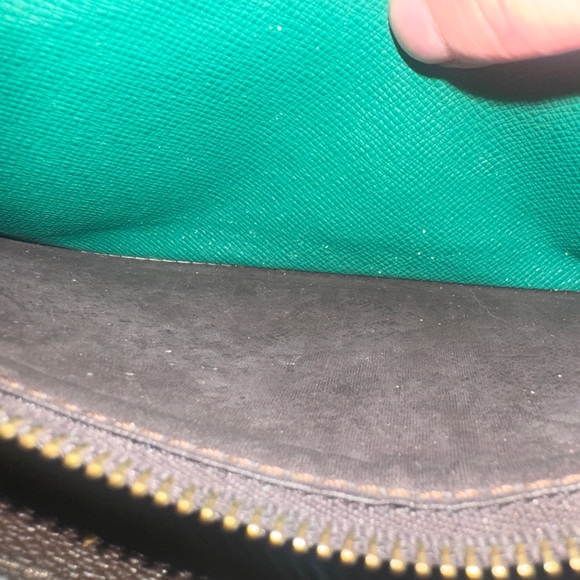Louis Vuitton Brown Monogram Clutch - VERY USED! Please read the description!